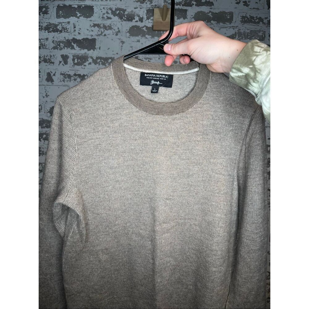 Banana republic | men Italian merino wool brown sweater